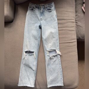 Abercrombie Ultra High Rise 90s Straight Jean